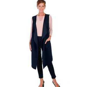 New Sheer Duster Sleeveless Vest